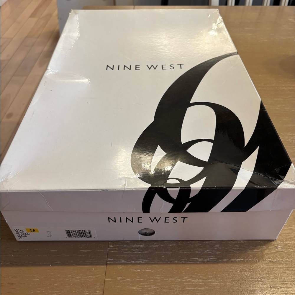 Nine West Black Leather Dress Boots - Picture 2 of 9